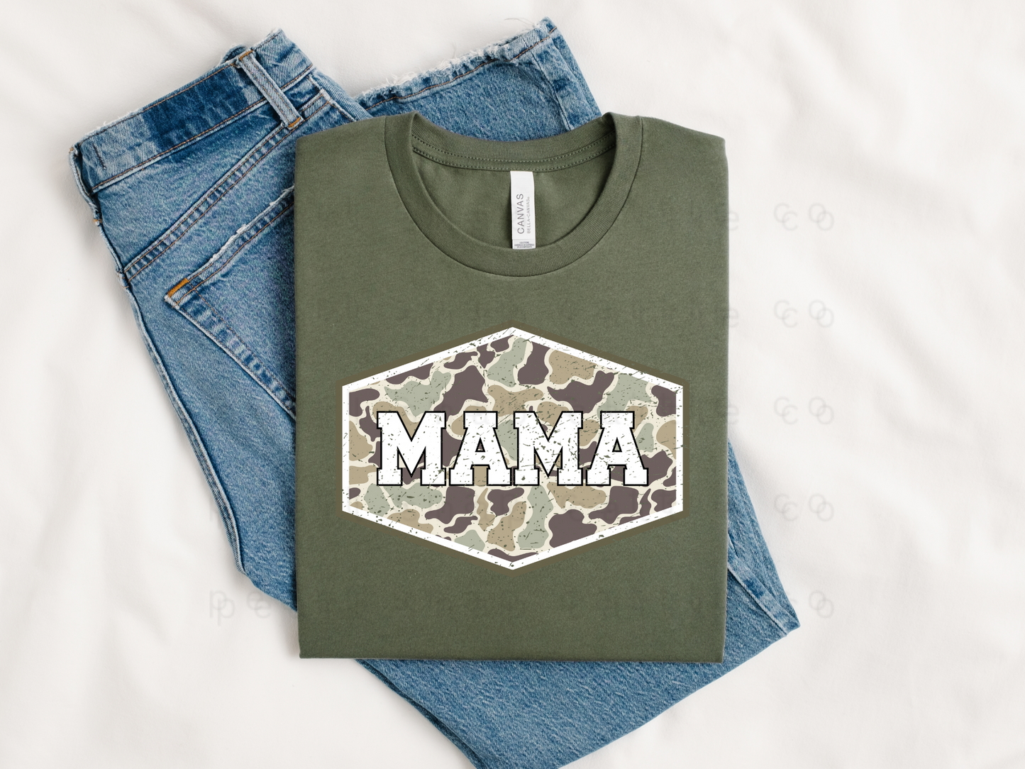 Retro Camo- Mama