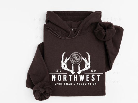NWSA - Gildan Hoodie - 18500 - Dark Chocolate