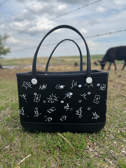 Brand Rubber Tote-XL