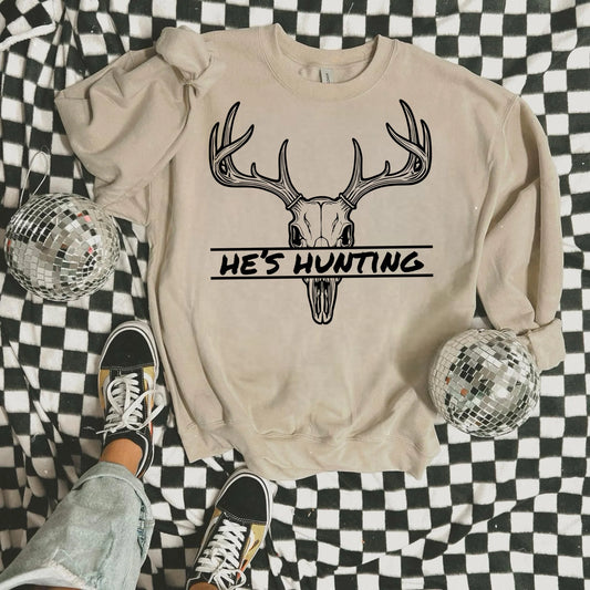 He's Hunting