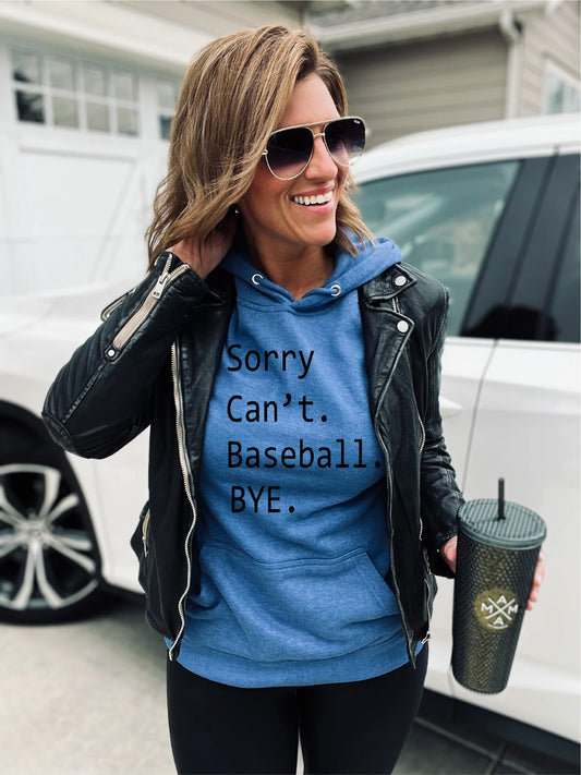 Sorry. Cant. Baseball.